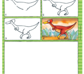 Jak narysować dinozaura