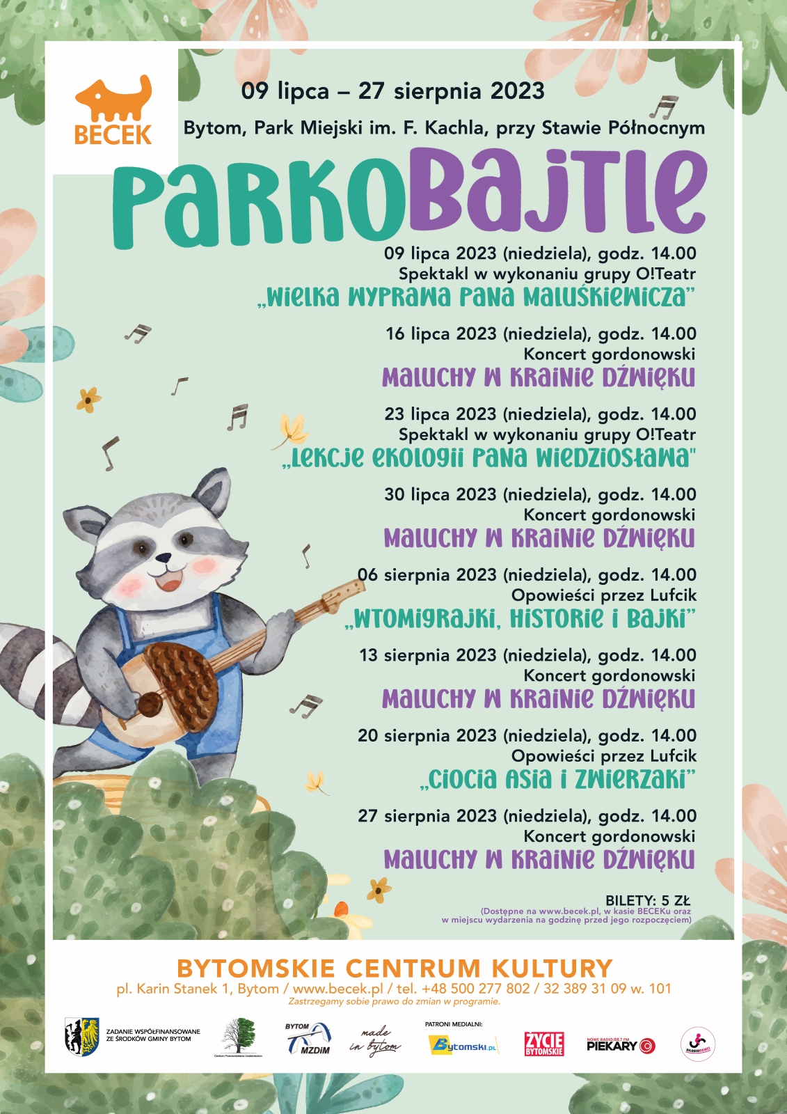 Parkobajtle - koncerty gordonowskie. Bytom