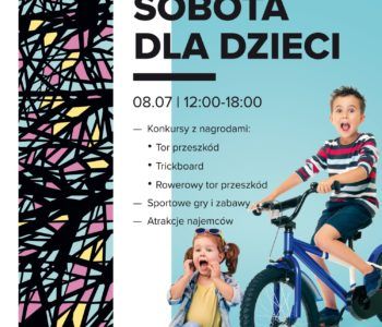 Sportowe atrakcje dla dzieci przed Galerią Bronowice