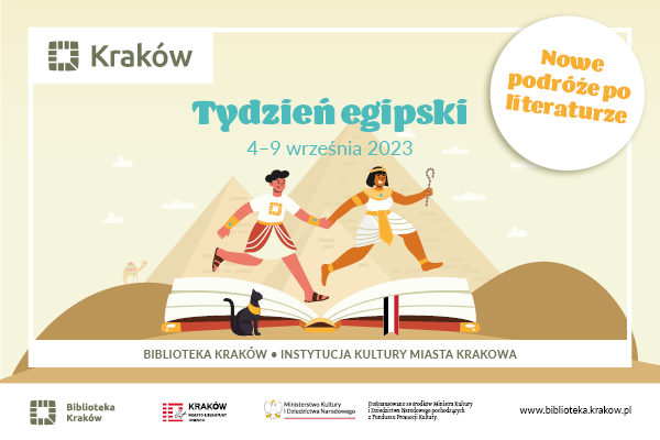  Tydzień egipski w Bibliotece Kraków od 4 do 9 września!