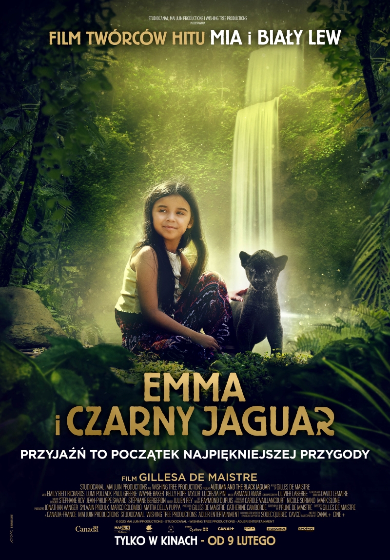 Prezentujemy plakat filmu Emma i czarny jaguar. Tylko w kinach od 9 lutego!