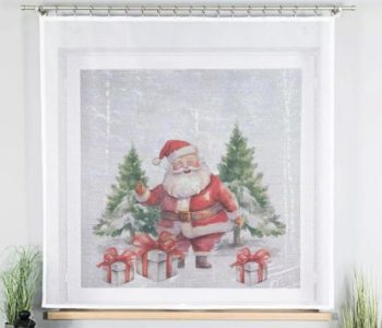 Firanki świąteczne i okienne dekoracje na zimę