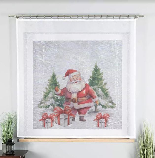 Firanki świąteczne i okienne dekoracje na zimę