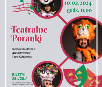Teatralne Poranki w Forcie Borek – spektakl Detektyw Kot