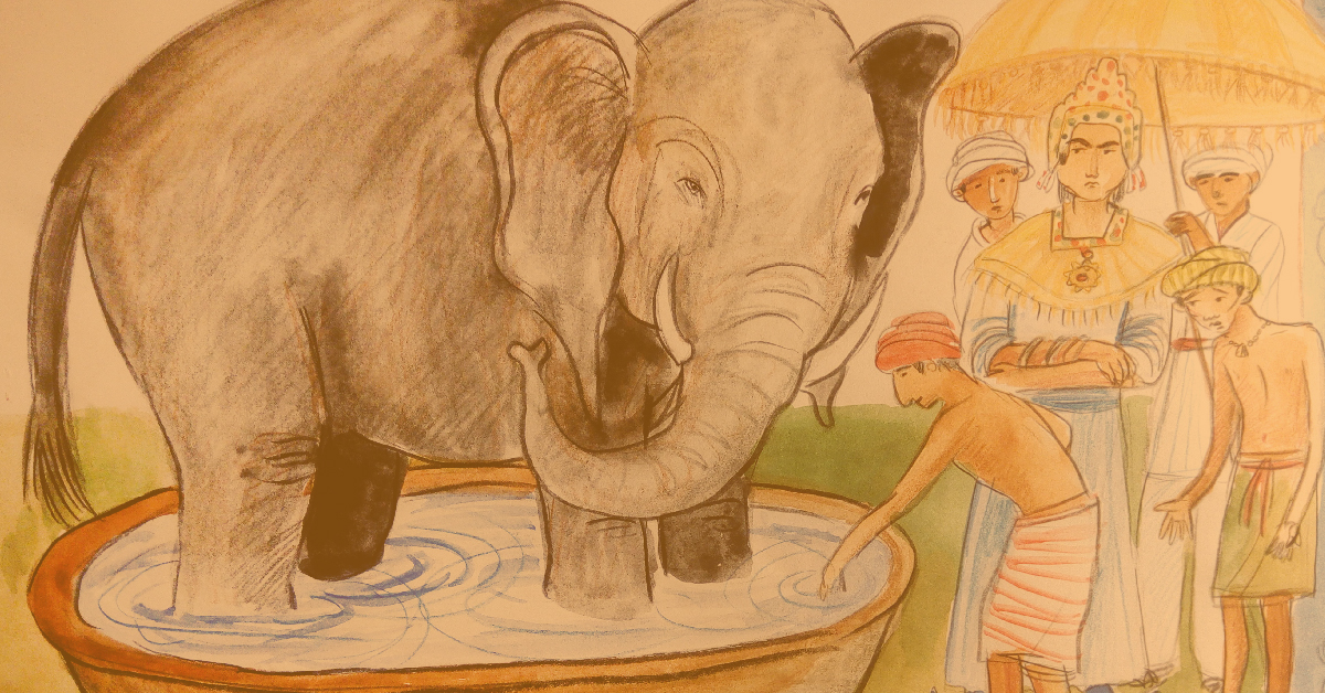 Miska do kąpieli słonia — baśń birmańska. Warsztaty z baśnią