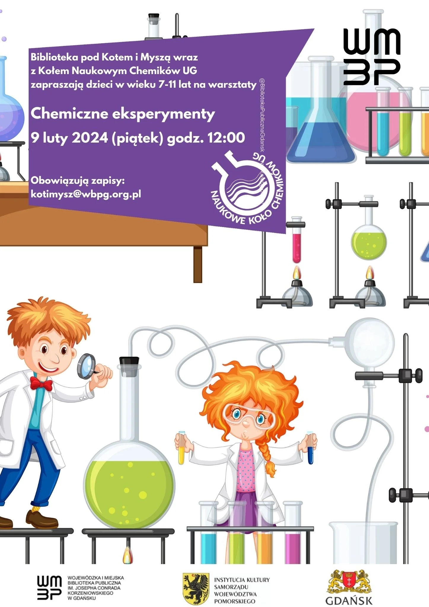 Chemiczne eksperymenty – warsztaty dla dzieci