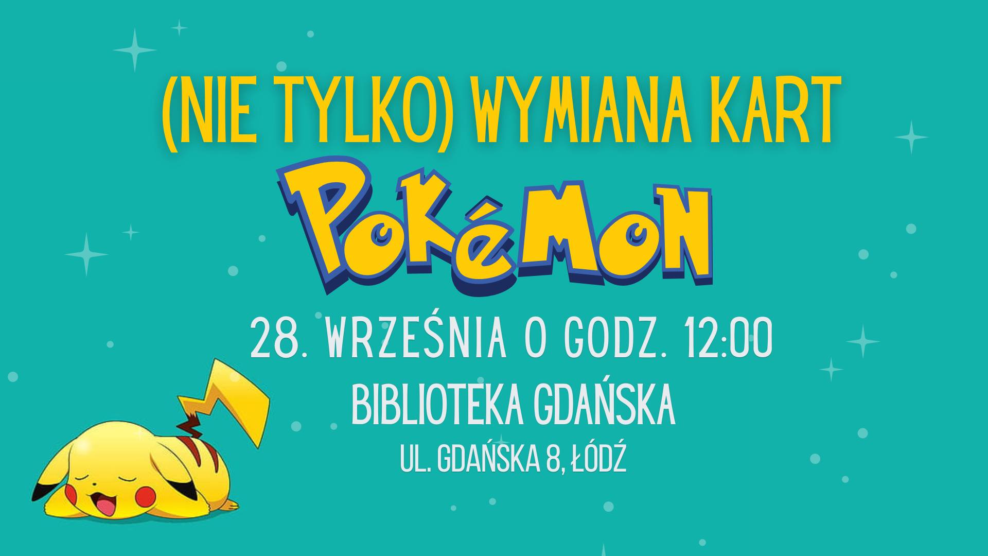 (Nie tylko) wymiana kart Pokemon w Bibliotece Gdańskiej