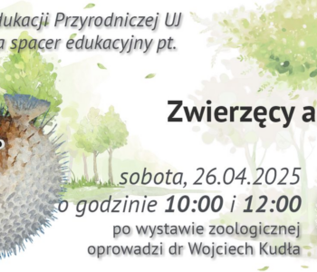 Zwierzęcy arsenał - spacer edukacyjny