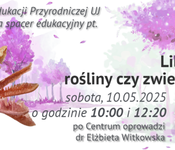 Liliowce – rośliny czy zwierzęta? - spacer edukacyjny