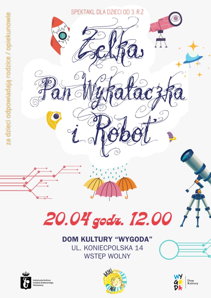 Żelka, Pan Wykałaczka i Robot – spektakl teatralny dla dzieci