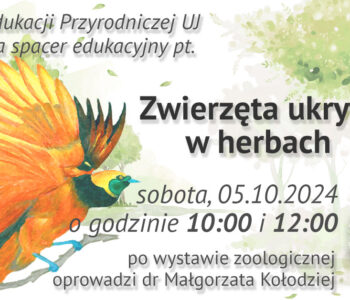 Zwierzęta ukryte w herbach – spacer edukacyjny