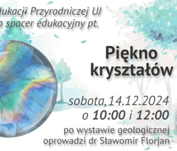 Piękno kryształów - spacer edukacyjny