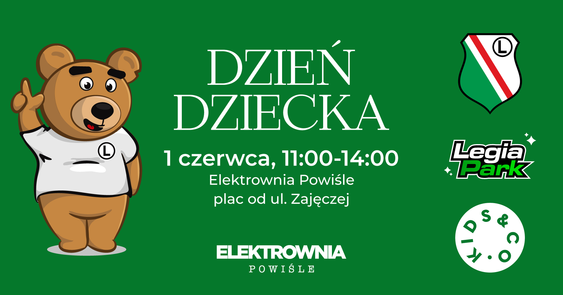 Dzień Dziecka z Legią Warszawa w Elektrowni Powiśle