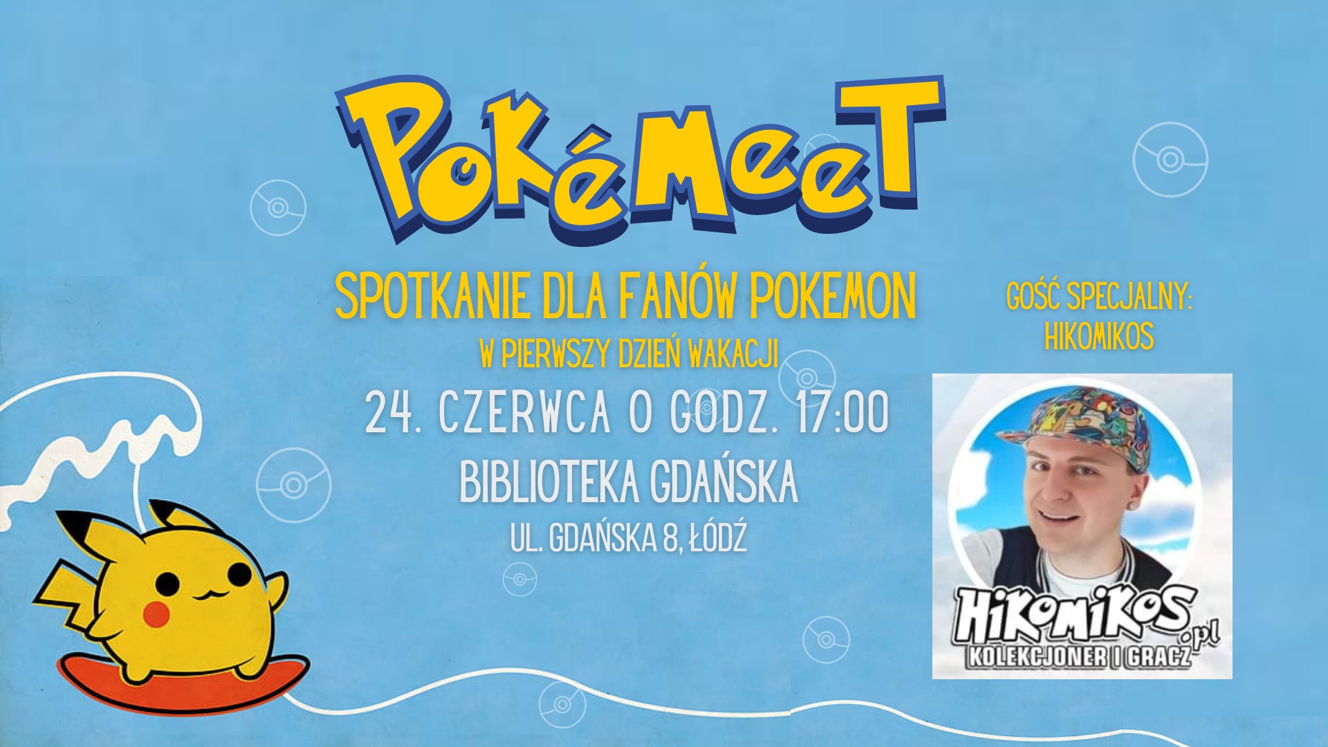 PokeMeet - spotkanie dla fanów Pokemon w Bibliotece Gdańskiej