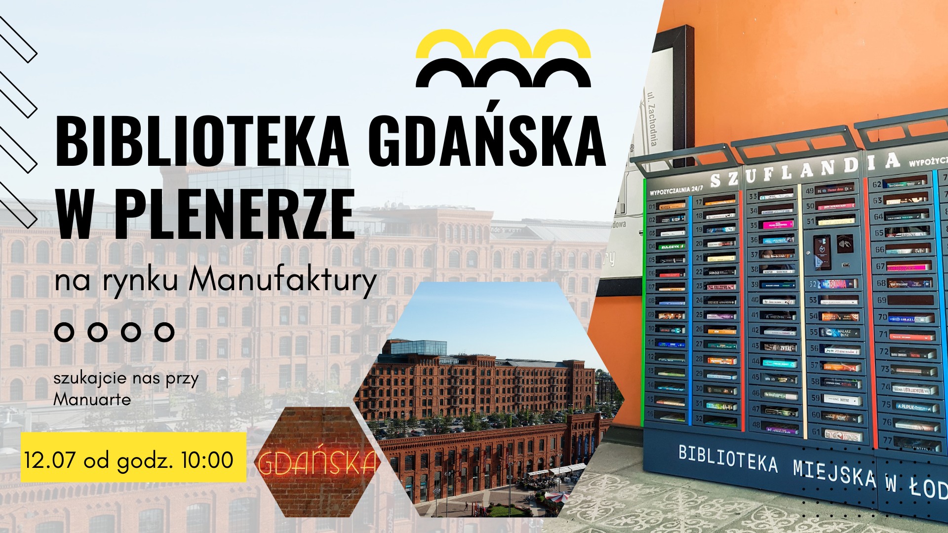 Biblioteka Gdańska na rynku Manufaktury