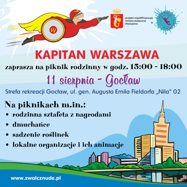 Kapitan Warszawa zaprasza! Rodzinny Piknik na Gocławiu