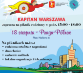 Piknik rodzinny na Wawerskim placu zabaw – 17 sierpnia 11.00-15.00