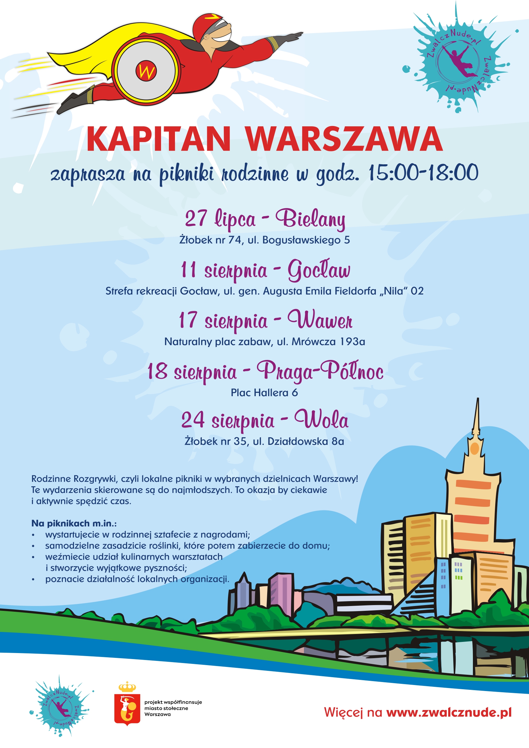 Kapitan Warszawa zaprasza! Rodzinny Piknik na Gocławiu