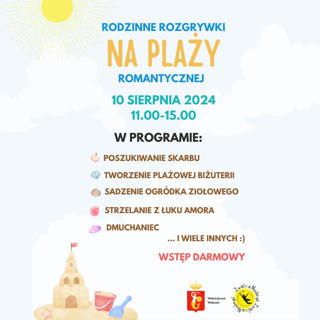 Rodzinne rozgrywki na Plaży Romantycznej