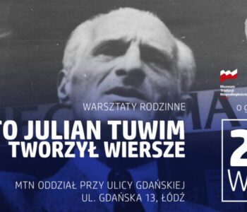 Warsztaty rodzinne pt.: Jak to Julian Tuwim tworzył wiersze