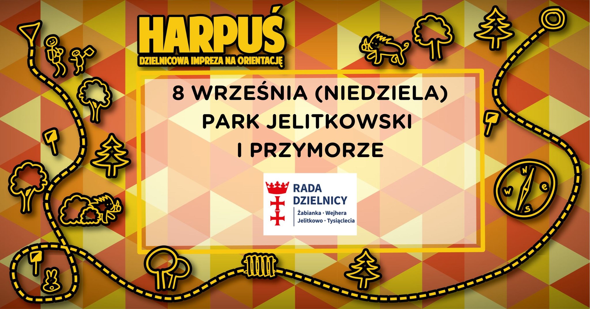 Harpuś - z mapą do Jelitkowa