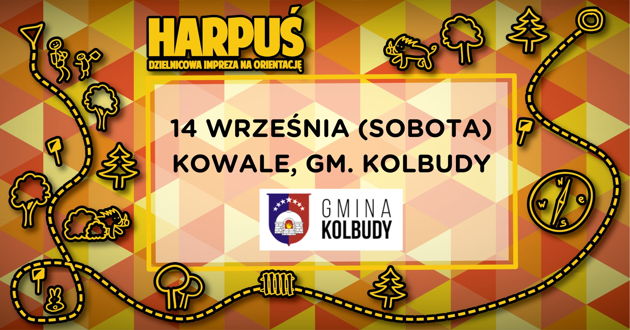 Harpuś - z mapą na Kowale