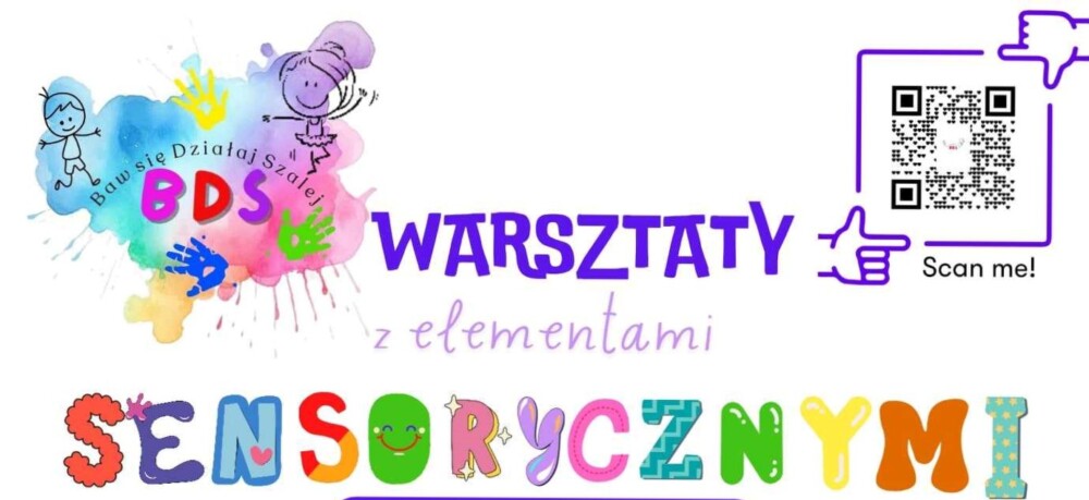 Warsztaty z elementami sensorycznymi dla dzieci w wieku 3-7 lat