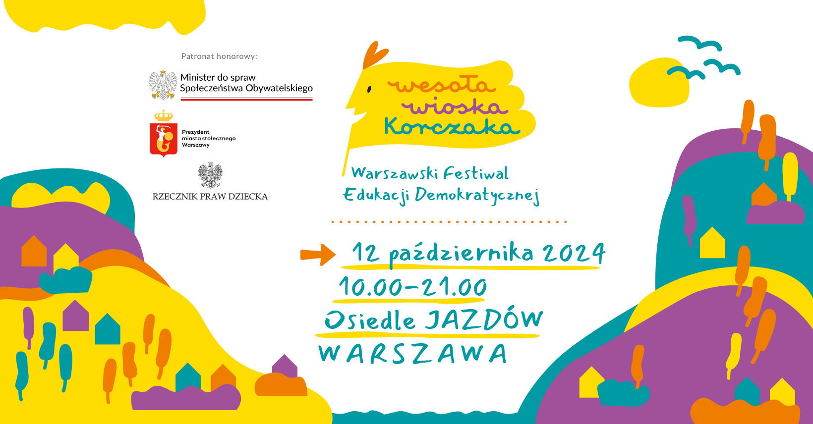 Wesoła Wioska Korczaka - Warszawski Festiwal Edukacji Demokratycznej