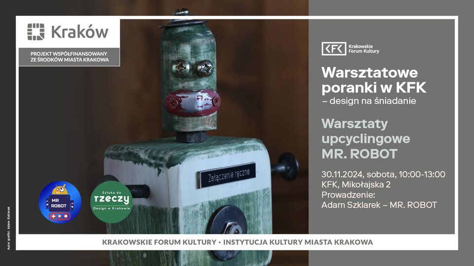 Warsztaty upcyklingowe MR. ROBOT