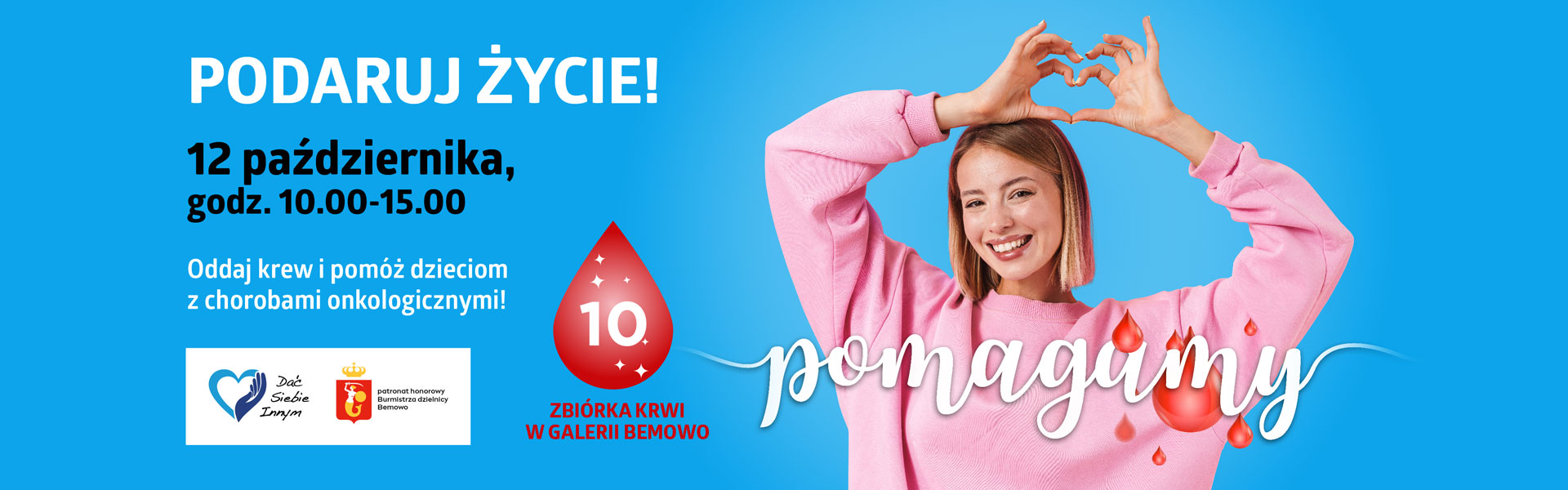 10-ta edycja zbiórki krwi w Galerii Bemowo