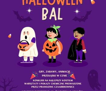 Bal Halloweenowy dla dzieci w wieku 4-7 lat