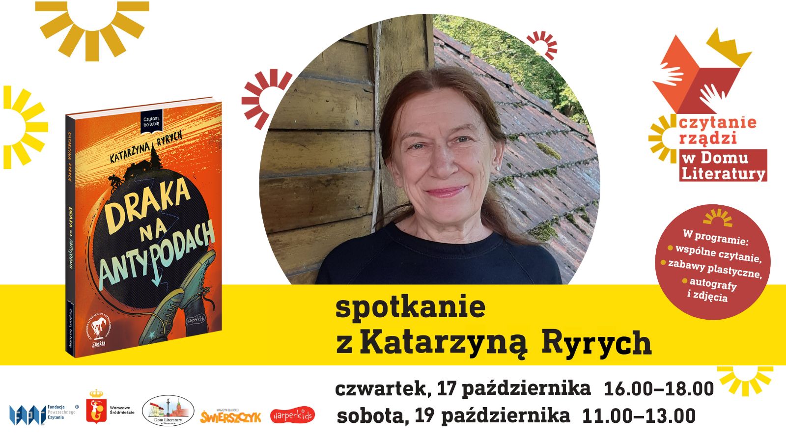 #CzytanieRządzi w Domu Literatury - cykl spotkań czytelniczych dla dzieci