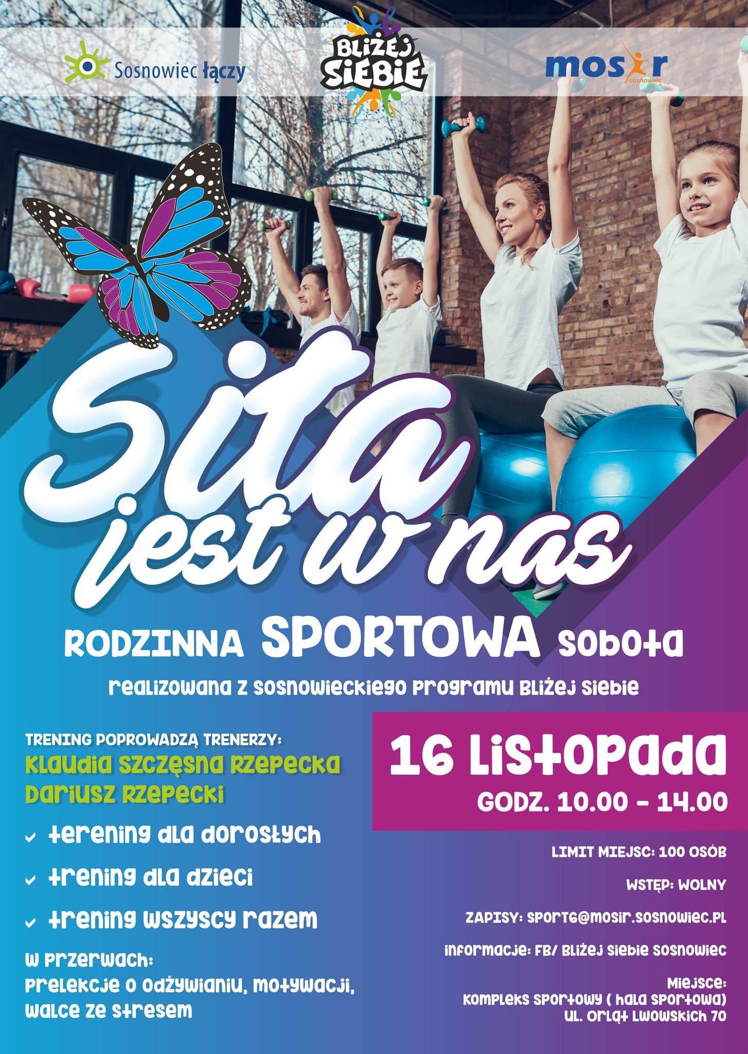 Rodzinna sportowa sobota: Siła jest w nas. Sosnowiec