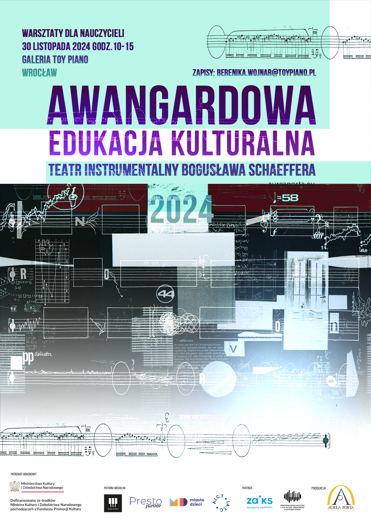 Awangardowa edukacja muzyczna, czyli warsztaty instrumentalne dla nauczycieli w Galerii Toy Piano we Wrocławiu.