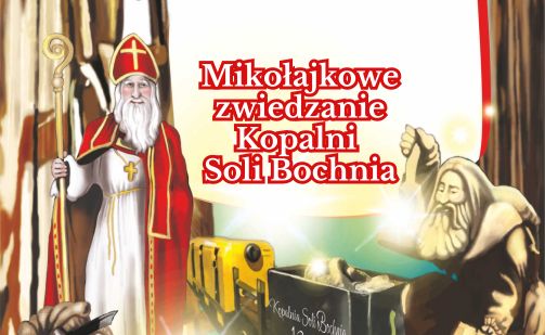 Mikołajkowe zwiedzanie Kopalni Soli Bochnia