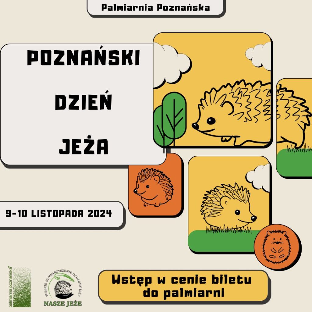 Poznański Dzień Jeża w Palmiarni Poznańskiej