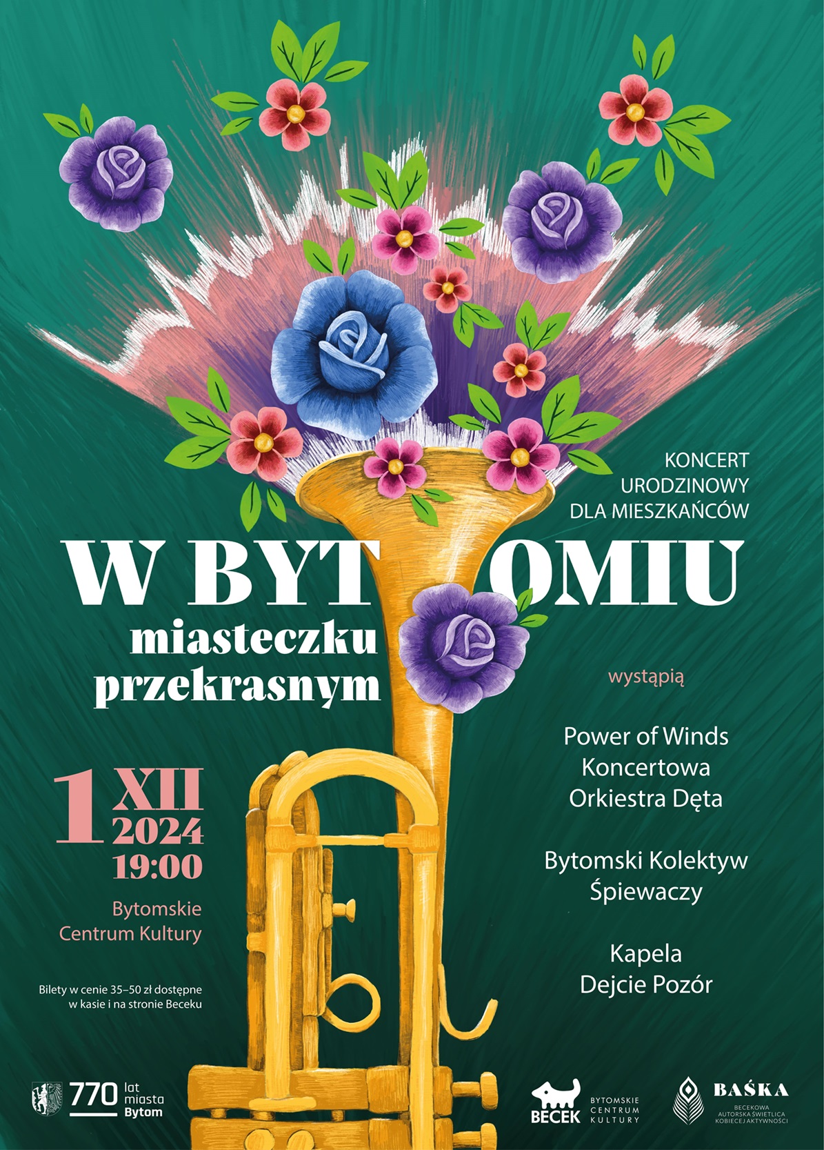 Bytomskie Centrum Kultury zaprasza na koncert: W Bytomiu miasteczku przekrasnym