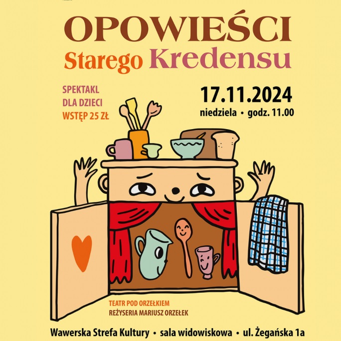 Spektakl teatralny dla dzieci: Opowieści starego kredensu