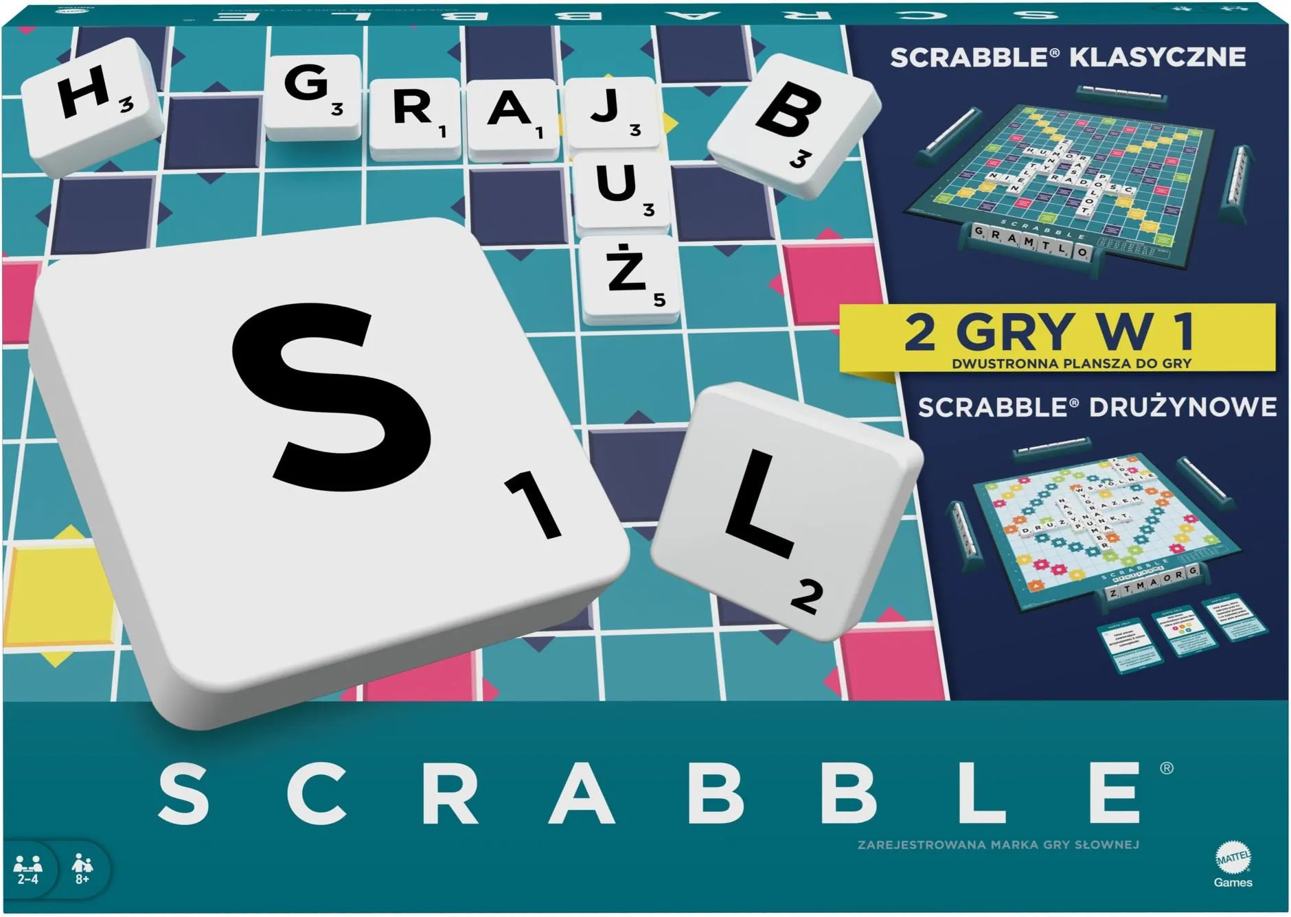 Scrabble, Pictionary, UNO i Blokus