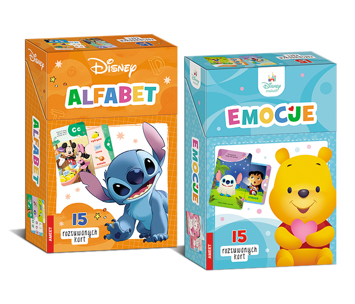 Disney – rozsuwane karty