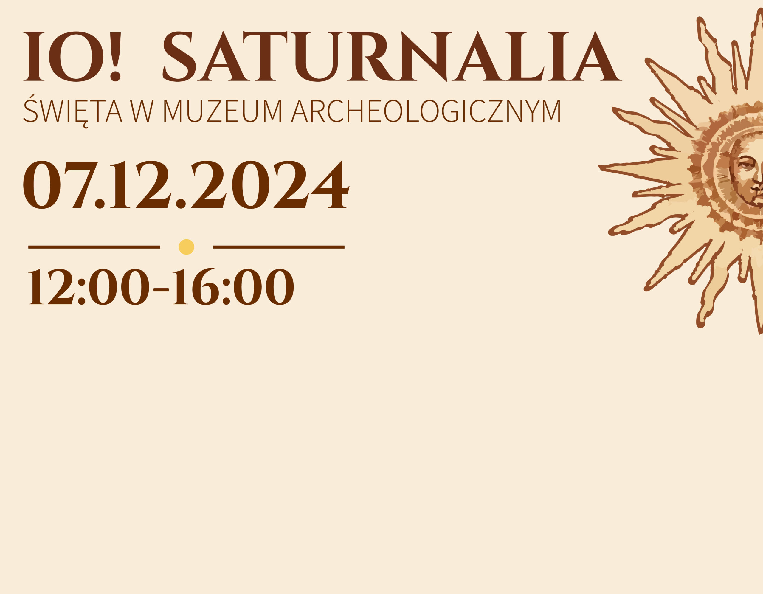 Io! Saturnalia - Świąteczne wydarzenie w klimacie starożytnego Rzymu