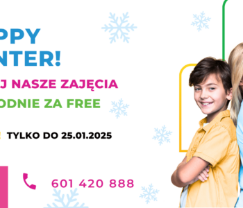 Happy Winter - darmowe zajęcia angielskiego i hiszpańskiego dla dzieci