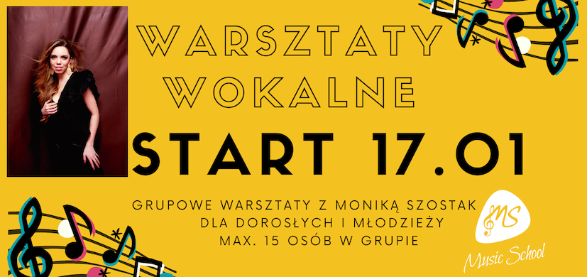 Warsztaty wokalne – dwie grupy: dla dorosłych i młodzieży 10+