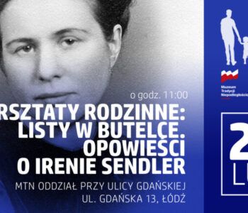 Warsztaty rodzinne: Listy w butelce. Opowieści o Irenie Sendler