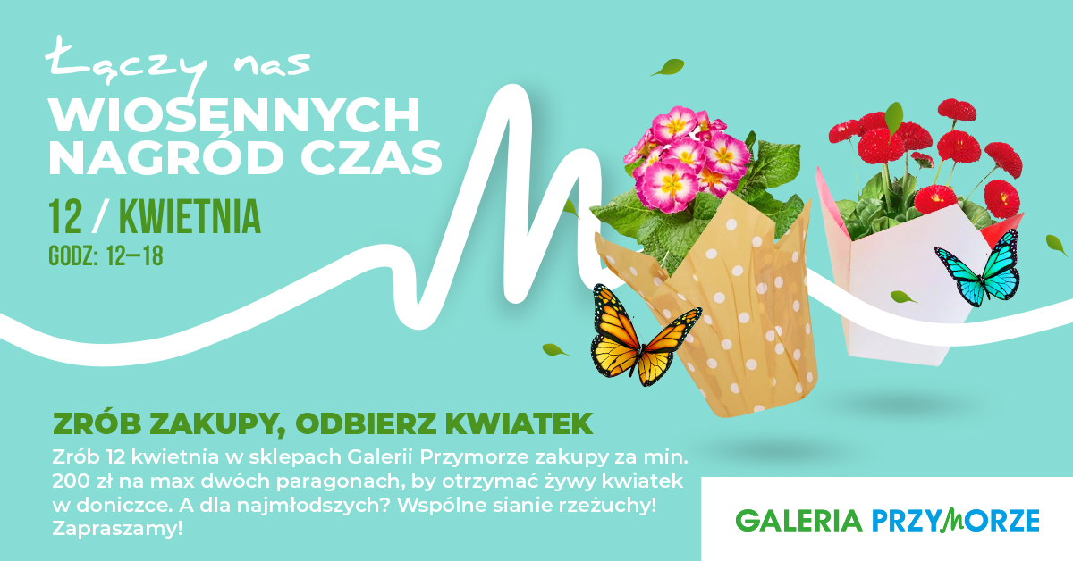 Wiosenna akcja z upominkami i warsztatami dla najmłodszych w Galerii Przymorze