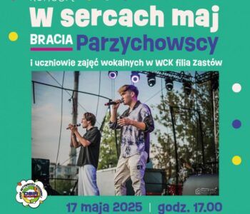 Bracia Parzychowscy razem z uczniami w Parku Aktywności Rodzinnej