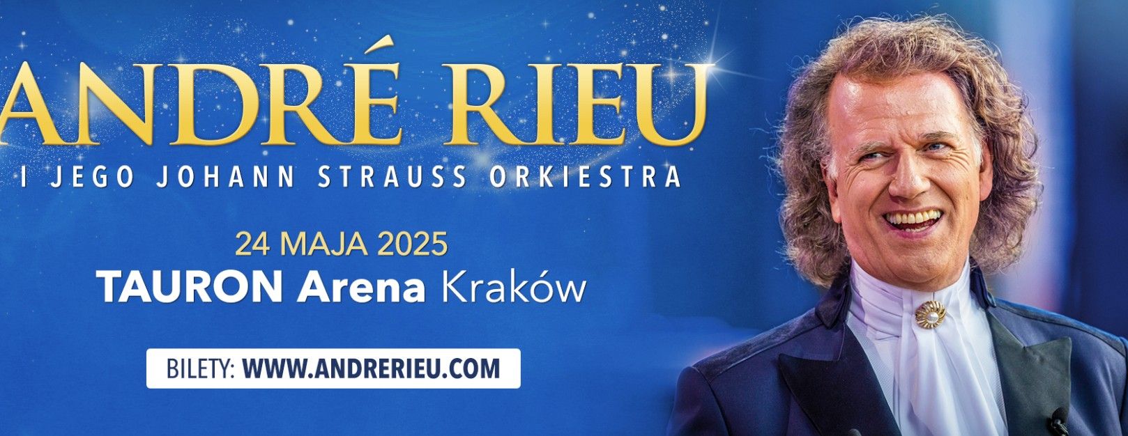 André Rieu zapowiada koncert w Krakowie w 2026 roku