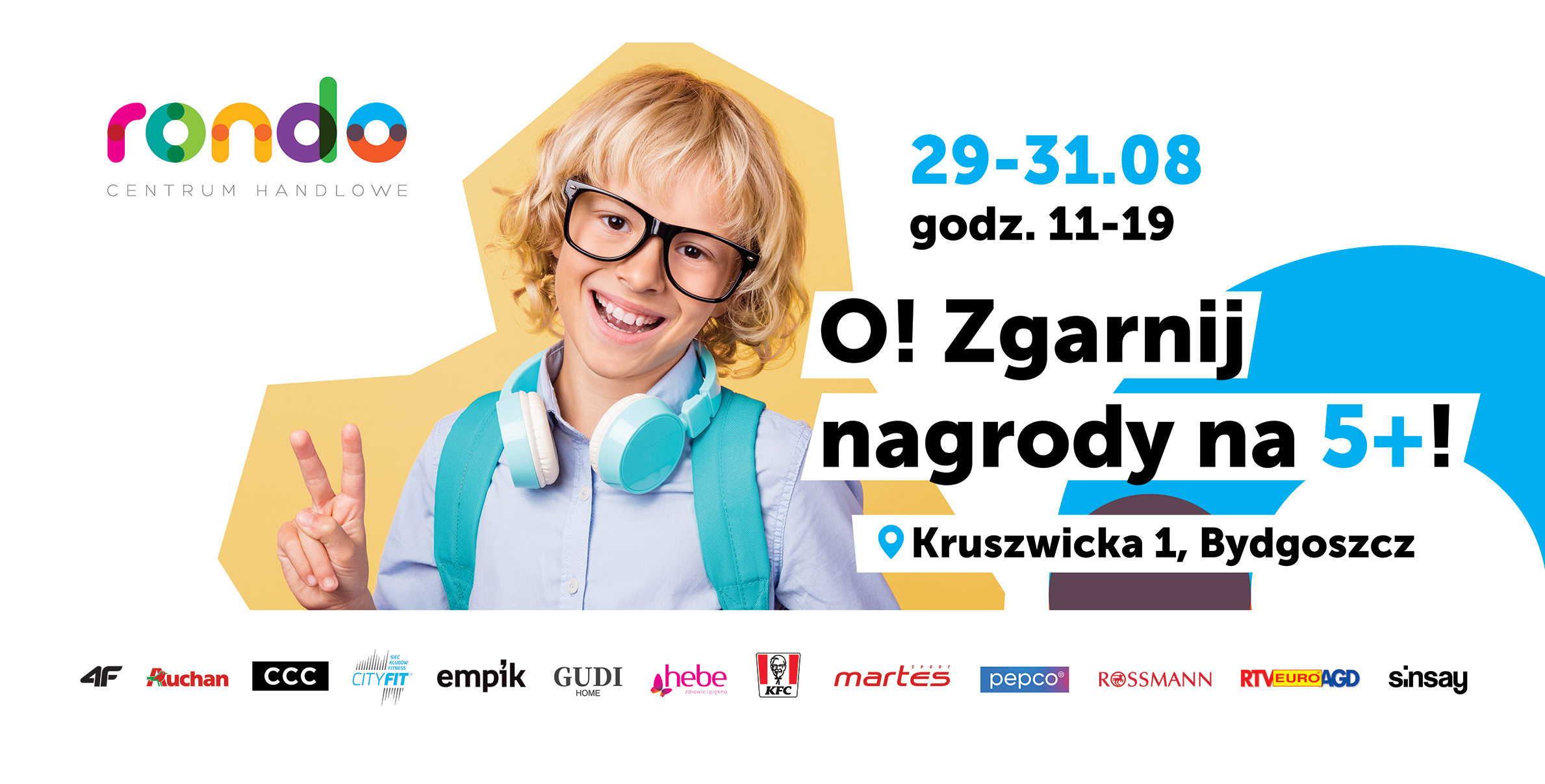 Nowy rok szkolny z nagrodami na 5+ od CH RONDO