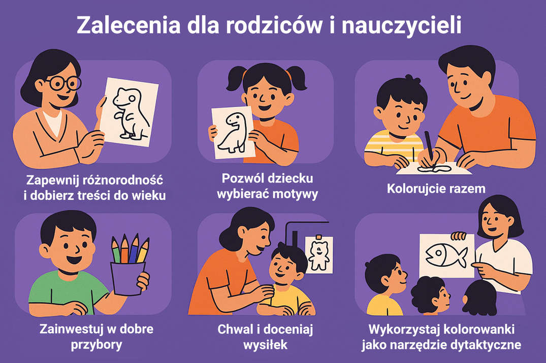 Kolorowanki do druku – edukacyjna zabawa dla Twojego dziecka