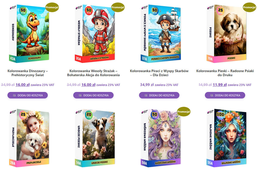 Kolorowanki do druku – edukacyjna zabawa dla Twojego dziecka